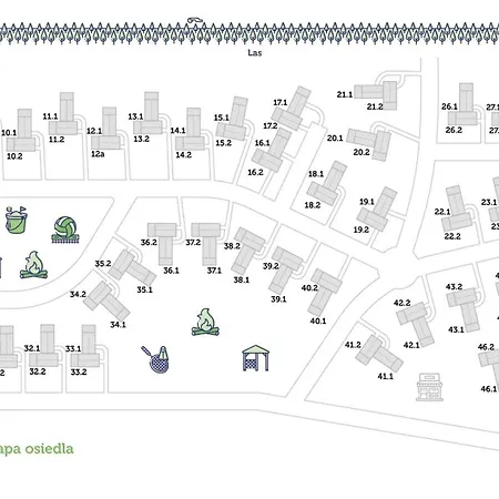 別荘 Na Kaszubach 4-1 - Ostoja Bukowo Borowy Młyn